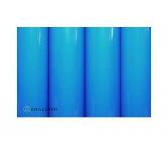 Heat-shrinkable covering - ORACOVER blue fluo 2m - FLASH RC