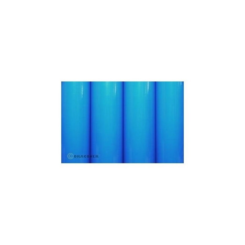 Schrumpfbare Umhüllung - ORACOVER neonblau 2m - FLASH RC