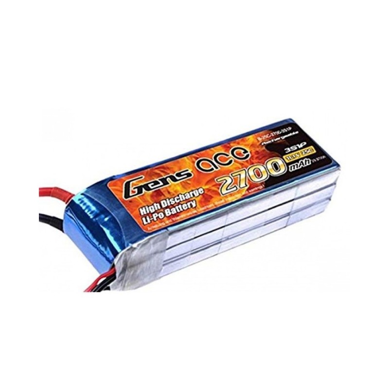 Batterie trasmettitore - Tx Gensace lipo 3S 11.1V 2700mAh batteria per Futaba/JST-XHR-3P/JST-SYP - FLASH RC