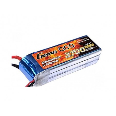 Baterías emisora - Tx Gensace lipo 3S 11.1V 2700mAh batería para Futaba/JST-XHR-3P/JST-SYP - FLASH RC