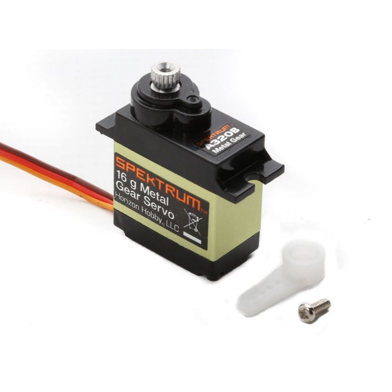 Servi - Servo Spektrum 16g con ingranaggi in metallo SPMSA320B - FLASH RC