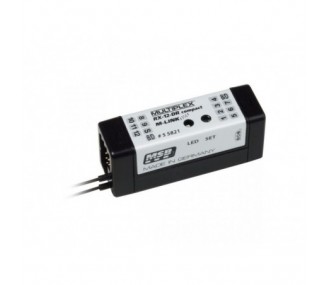 M-Link receivers (with telemetry) - RX-12-DR compact M-Link 2.4Ghz Multiplex receiver - FLASH RC