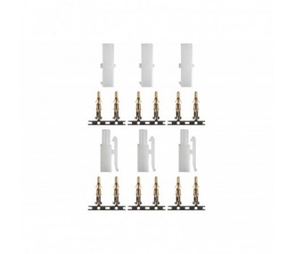 Traxxas / Mini Tamiya / Tamiya plug - Tamiya M/F 3 pairs plug - FLASH RC