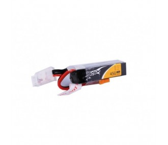 Baterías de propulsión para aviones RC - Tattu long lipo 4S 14.8V 450mAh 75C xt30 socket battery - FLASH RC