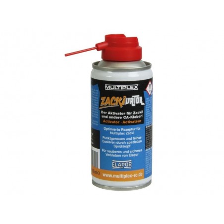 Activadores Cyano - Activador Zackivator 150ml Multiplex - FLASH RC