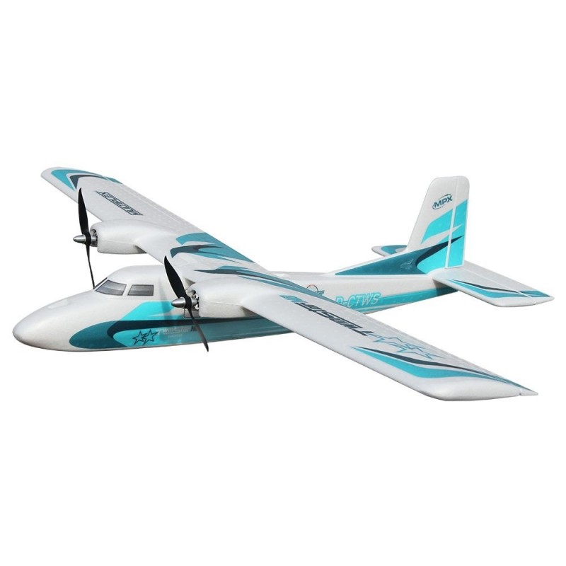 R/C planes for beginners - Multiplex Twinstar ND BL KIT approx. 1,42m - FLASH RC