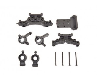 Piezas de repuesto para coches RC - T4933/06 - Llantas delanteras y traseras + amortiguadores - Pirate Tracker/Booster - FLASH R