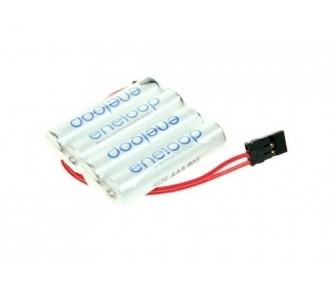 Pilas receptor - 4,8V 800mAh Nimh pila plana AAA ENELOOP - FLASH RC