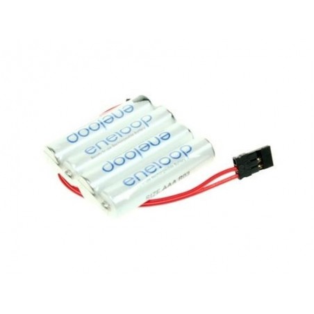 Receiver batteries - Battery 4,8V 800mAh Nimh flat AAA ENELOOP - FLASH RC