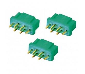 Presa MPX - Presa MPX 6 pin femmina (x3) M6 50A originale MULTIPLEX - FLASH RC