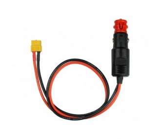 Chargers and adapters - Charging cable XT60 cigar lighter socket Yuki - FLASH RC
