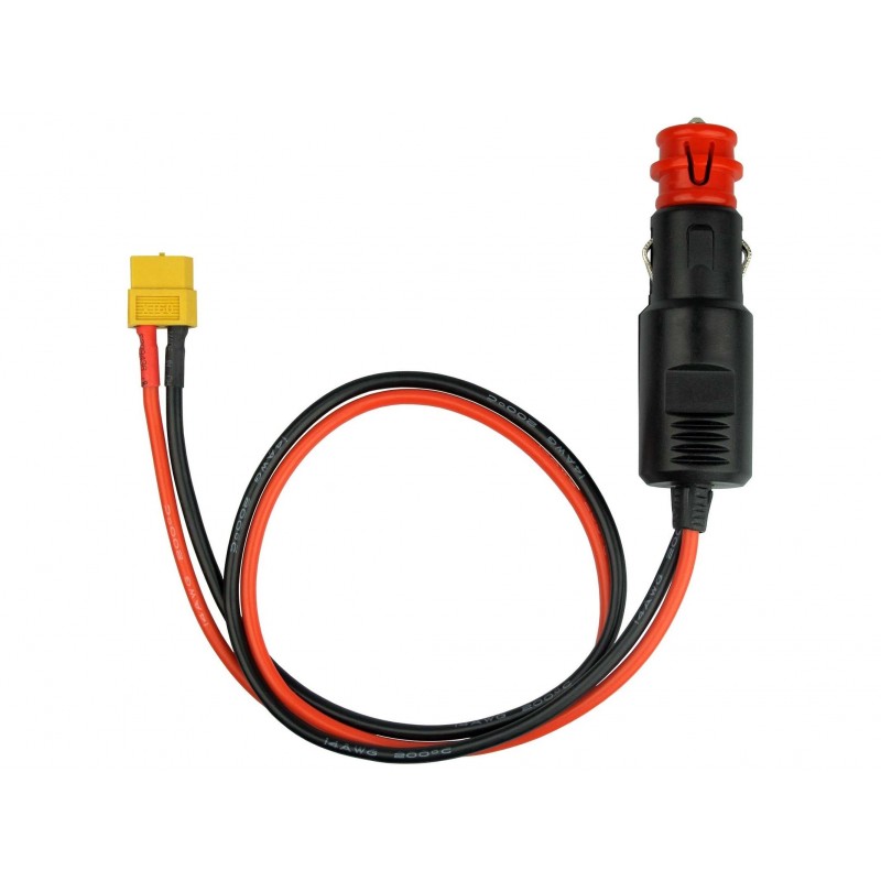 Ladegeräte und Adapter für Zigarettenanzünder - Ladekabel XT60 Zigarettenanzünderstecker Yuki - FLASH RC