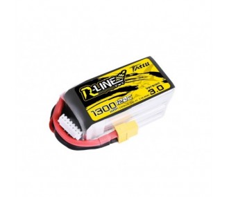 Batteries de propulsion avions RC - Batterie Tattu R-line V3.0 lipo 6S 22.2V 1300mAh 120C prise xt60 - FLASH RC