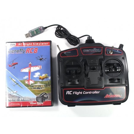 Simulateurs de vol - Simulateur Aerofly RC8 + Game commander mode 2 - FLASH RC