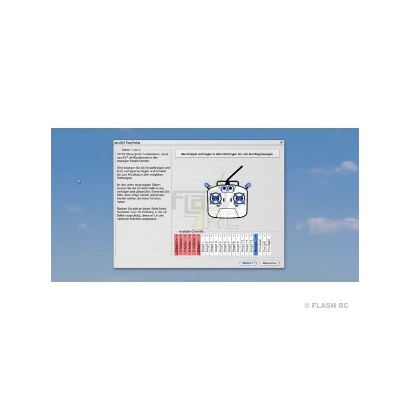 Simulateurs de vol - Simulateur Aerofly RC8 + Game commander mode 2 - FLASH RC
