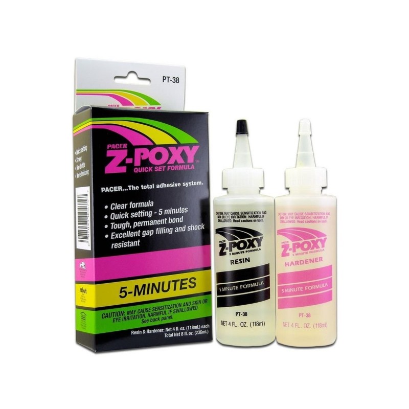 Epoxydkleber - Epoxydkleber 5min 237ml Z-POXY ZAP - FLASH RC
