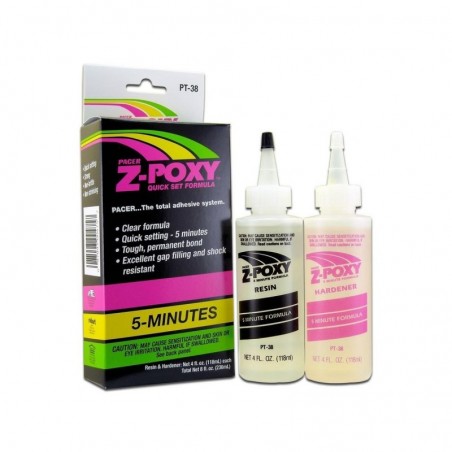 Colle Epoxy 5min 237ml Z-POXY ZAP - FLASH RC