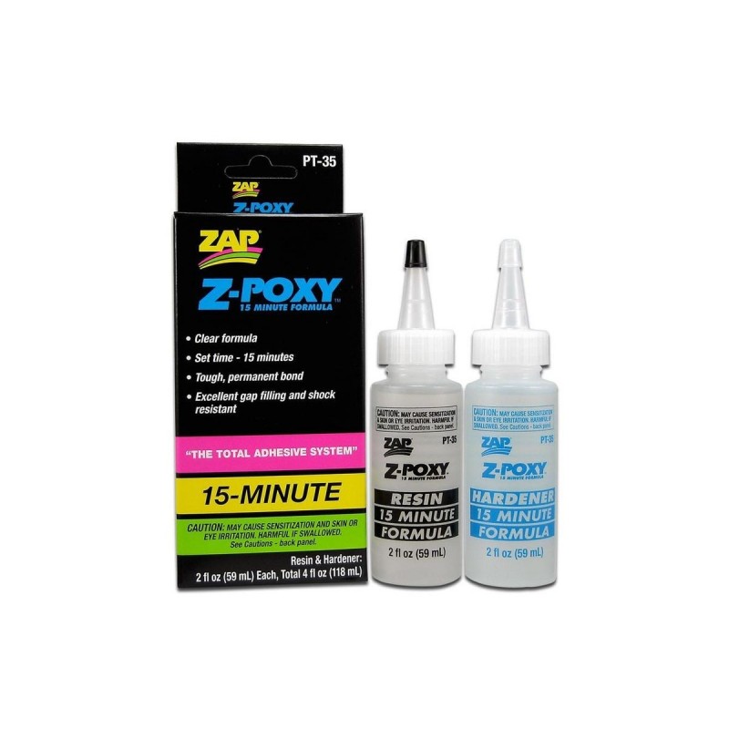 Colle Epoxy 15min 118ml Z-POXY ZAP - FLASH RC