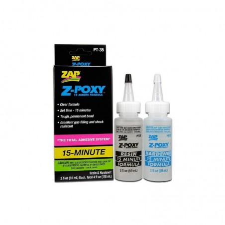 Epoxydkleber - Epoxydkleber 15min 118ml Z-POXY ZAP - FLASH RC