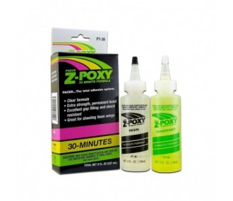 Pegamento Epoxy - Pegamento Epoxy 30min 237ml Z-POXY ZAP - FLASH RC