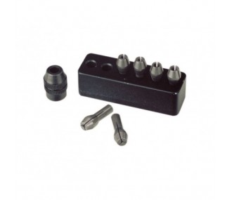 Proxxon Pinces de serrage MICROMOT 6 pinces 1,0 - 1,5 - 2,0 - 2,4 - 3,0 et 3,2 mm - FLASH RC