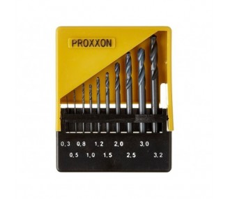 Punte da trapano - Proxxon HSS Punte da trapano DIN 338 set di 10 pezzi da 0,3 a 3,2 mm - FLASH RC