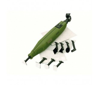 Utensili da officina - Proxxon PS 13 - Levigatrice lineare non rotante 12V 1A con 8 platorelli + 3 fogli abrasivi - FLASH RC