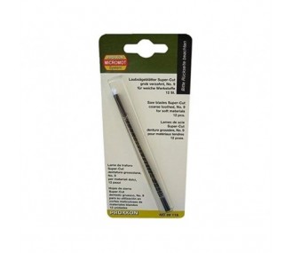 Proxxon Lame Super Cut pour bois, grossièrement dentées (No.9: 14 dents sur 25mm), 12 pièces - FLASH RC