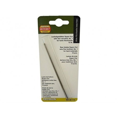 Proxxon Lame Super Cut pour acier, denture très fines (No1: 50 dents sur 25mm), 12 pièces - FLASH RC