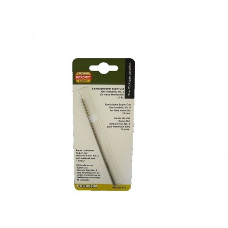 Blades & Cutting - Proxxon Super Cut Steel Blade, fine tooth (No.3: 41 teeth on 25mm), 12 pieces - FLASH RC