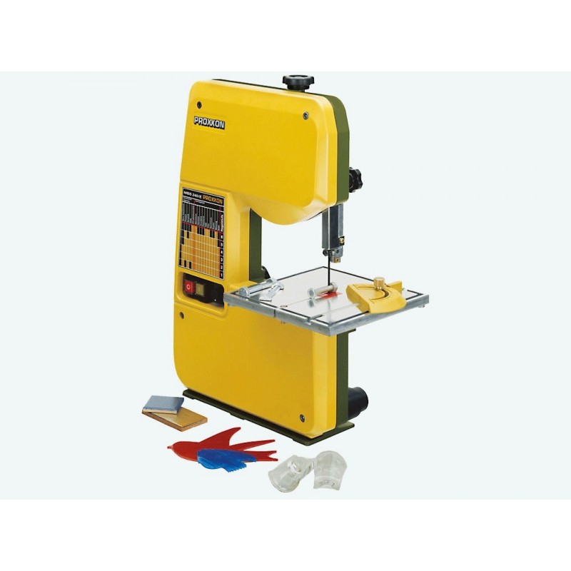 Workshop Tools - Proxxon MBS 240/E - Micro band saw HT max cut 85 mm table 220 x 200 mm - FLASH RC