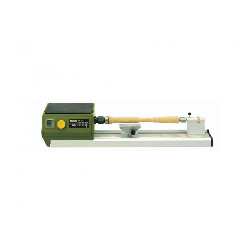 Werkstattbedarf - Proxxon DB 250 - Mikro-Holzdrehmaschine mit 250 mm Spannweite, geliefert mit 6 Spannzangen - FLASH RC