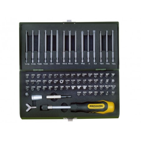 Proxxon Coffret d''embouts de sécurité et spéciaux 1/4' 75 pièces - FLASH RC
