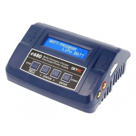 Caricabatterie - Caricatore IMAX e680 80W 1-6S 12/220V Sky-Rc - FLASH RC