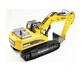 Dump trucks and construction vehicles RC - Huina metal excavator 1/14th RTR (CY1580) - V4 - FLASH RC 2