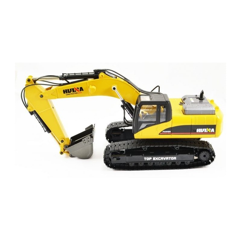 RC-Kipper und Baufahrzeuge - Huina Bagger Metall 1/14 RTR (CY1580) - V4 - FLASH RC