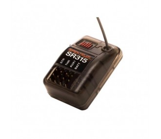 Pour voitures et bateaux - Récepteur 3 Voies SR315 DSMR Spektrum - FLASH RC