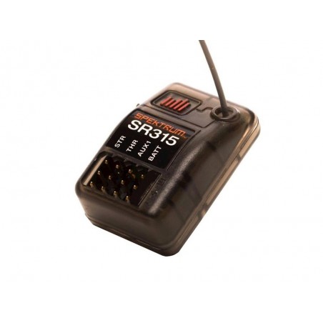 Per auto e barche - Spektrum SR315 DSMR Ricevitore a 3 canali - FLASH RC