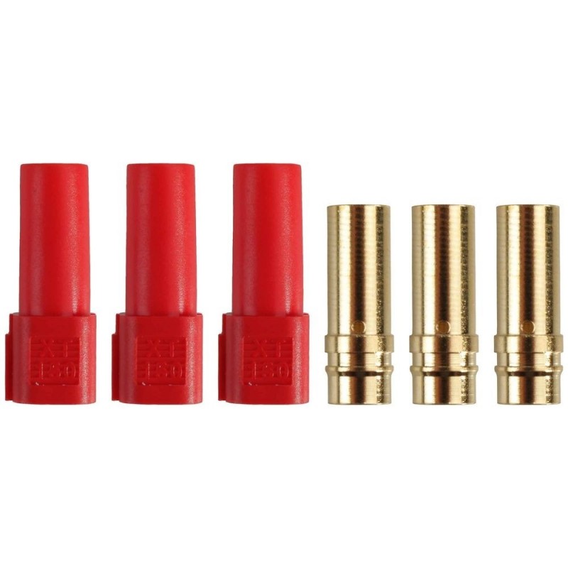 Presa AS150 / XT150 - Presa XT150 custodia rossa (3 pezzi) - FLASH RC