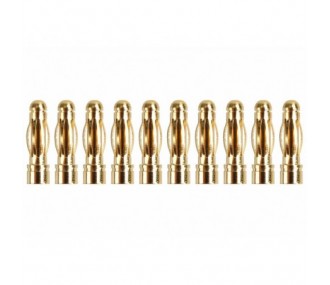 OR-Stecker 2/2.3/3/3.5/4/5/5.5/6/8 - OR-Stecker PK 3,0 mm male (10 St.) - FLASH RC