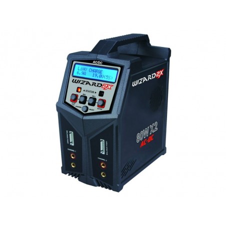 Ladegeräte - T2M Wizard 2X Ladegerät 2x80W 12V/220V - FLASH RC