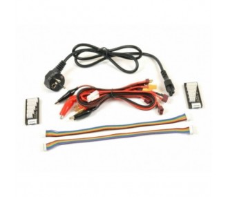 Caricabatterie - T2M Wizard 2X Caricatore 2x80W 12V/220V - FLASH RC 2