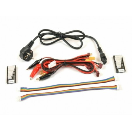 Caricabatterie - T2M Wizard 2X Caricatore 2x80W 12V/220V - FLASH RC