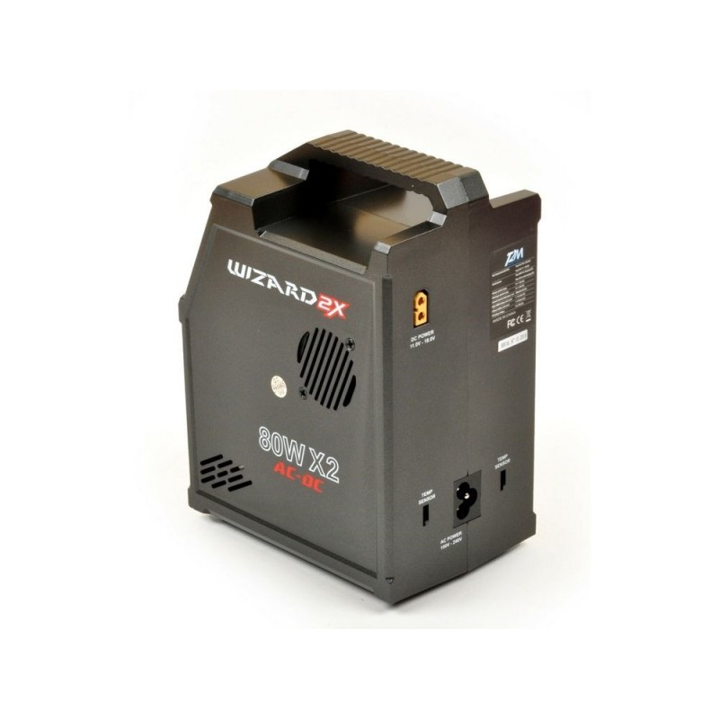 Cargadores - T2M Wizard 2X Cargador 2x80W 12V/220V - FLASH RC