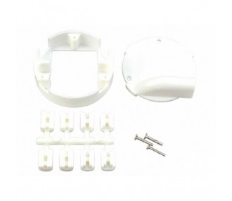 Precision servo mounts - Mounts and covers (1 pair) servo MPX TinyS/MG - Hitec HS81/82/85 - FLASH RC