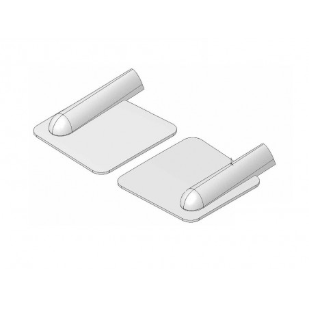 Servo covers - Servo cover with injected plastic boss (2 pieces) Multiplex - FLASH RC