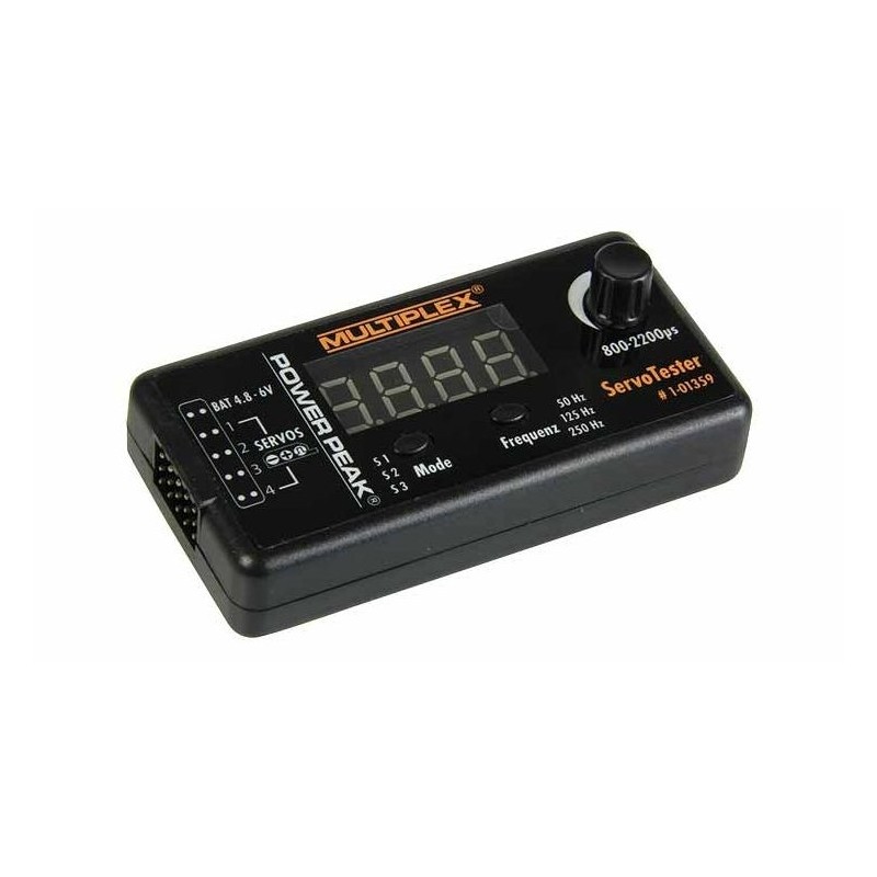 Multiplex Power Peak Servo Tester - FLASH RC
