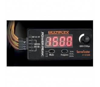 Servo Testers - Multiplex Power Peak Servo Tester - FLASH RC 2