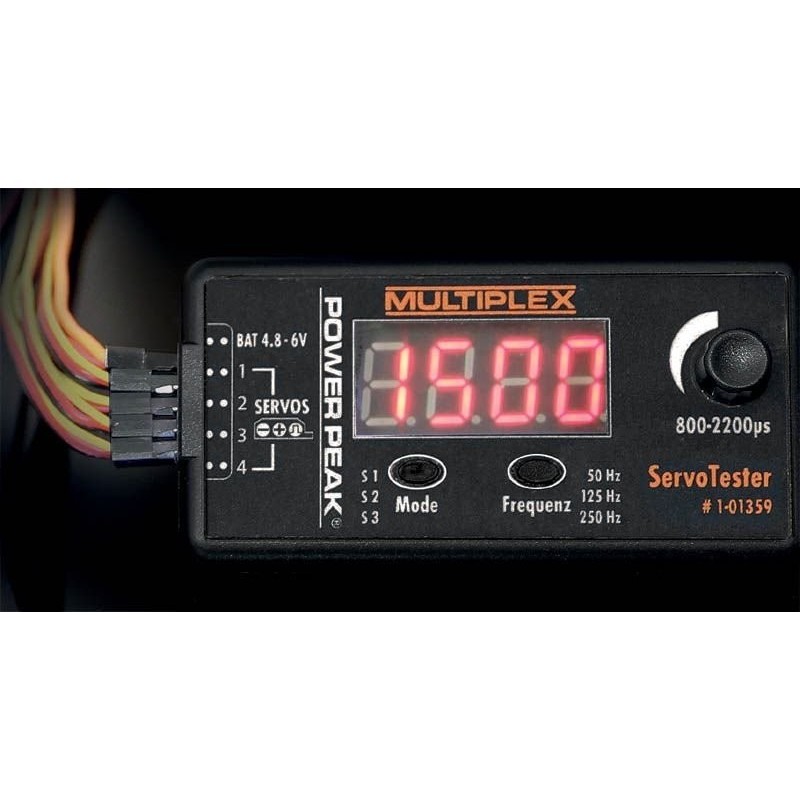 Multiplex Power Peak Servo Tester - FLASH RC