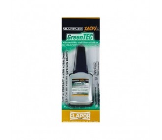 Cyano Elapor/Epp/Madera - Cyano Adhesivo Zacki 2 GreenTEC 20g - ELAPOR Special - FLASH RC
